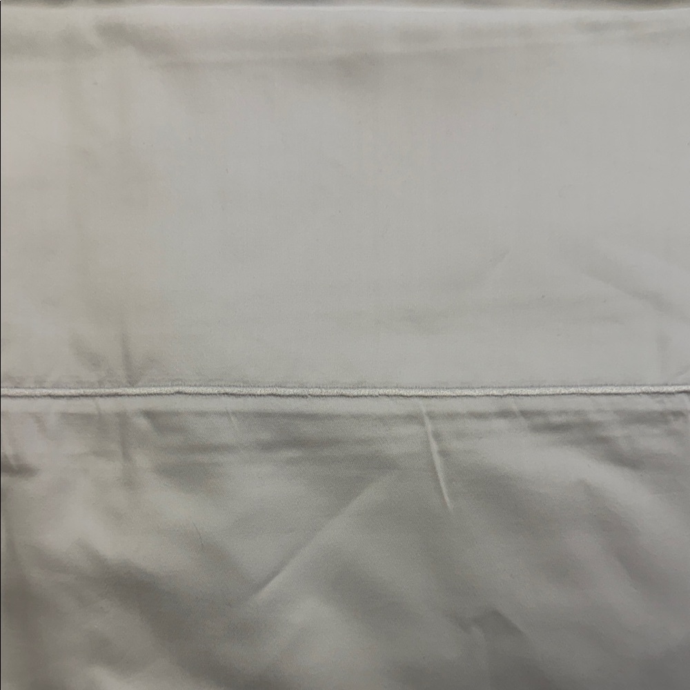 Hotel Collection White 100% Cotton Top Sheet only - Picture 3 of 8